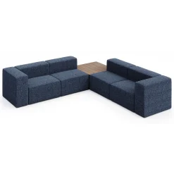 Haven 4 Person Modular Corner Sofa with Table