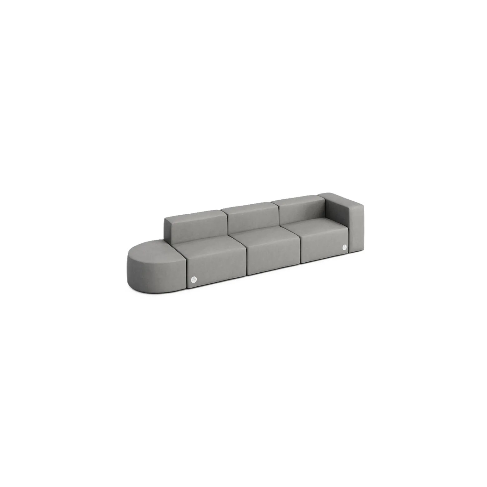 Haven 4 Person Modular Sofa with Power