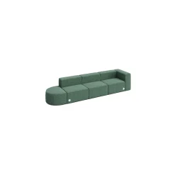 Haven 4 Person Modular Sofa with Power