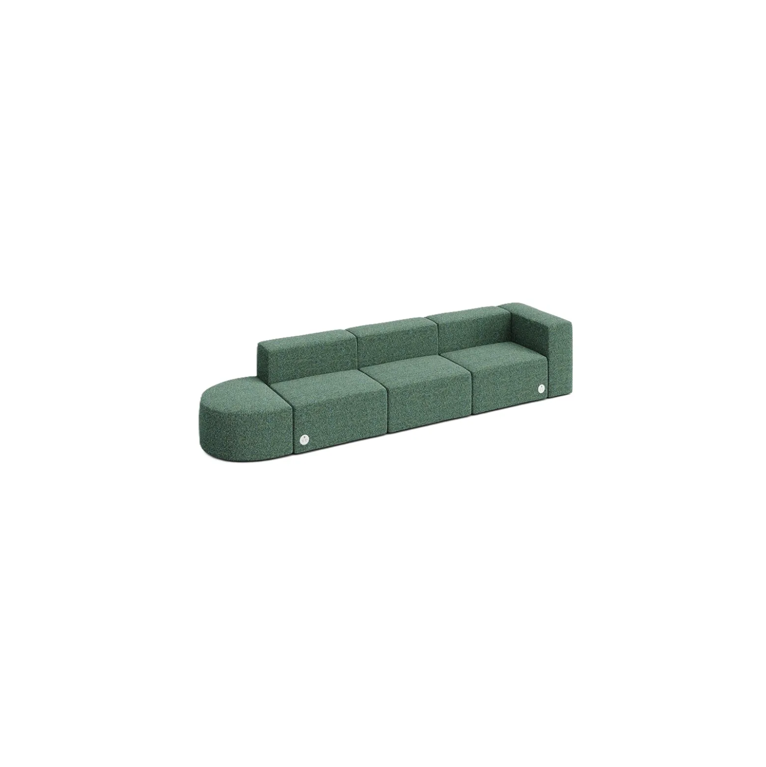 Haven 4 Person Modular Sofa with Power