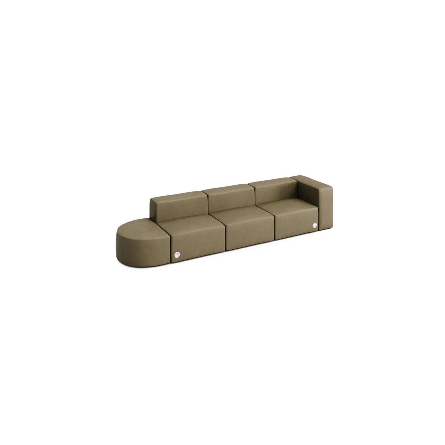 Haven 4 Person Modular Sofa with Power