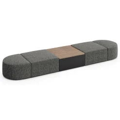 Haven 4 Person Modular Sofa with Table
