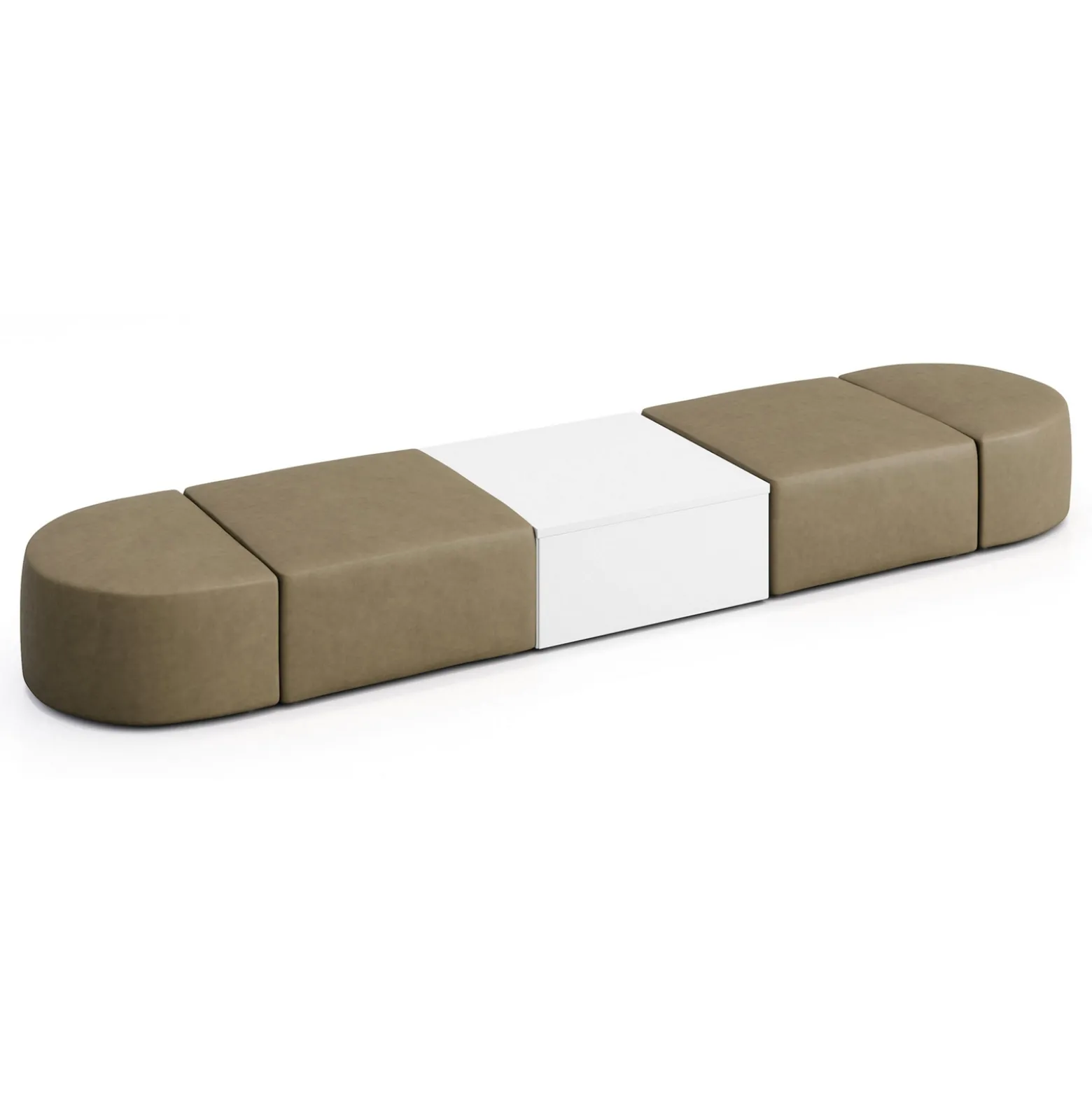 Haven 4 Person Modular Sofa with Table