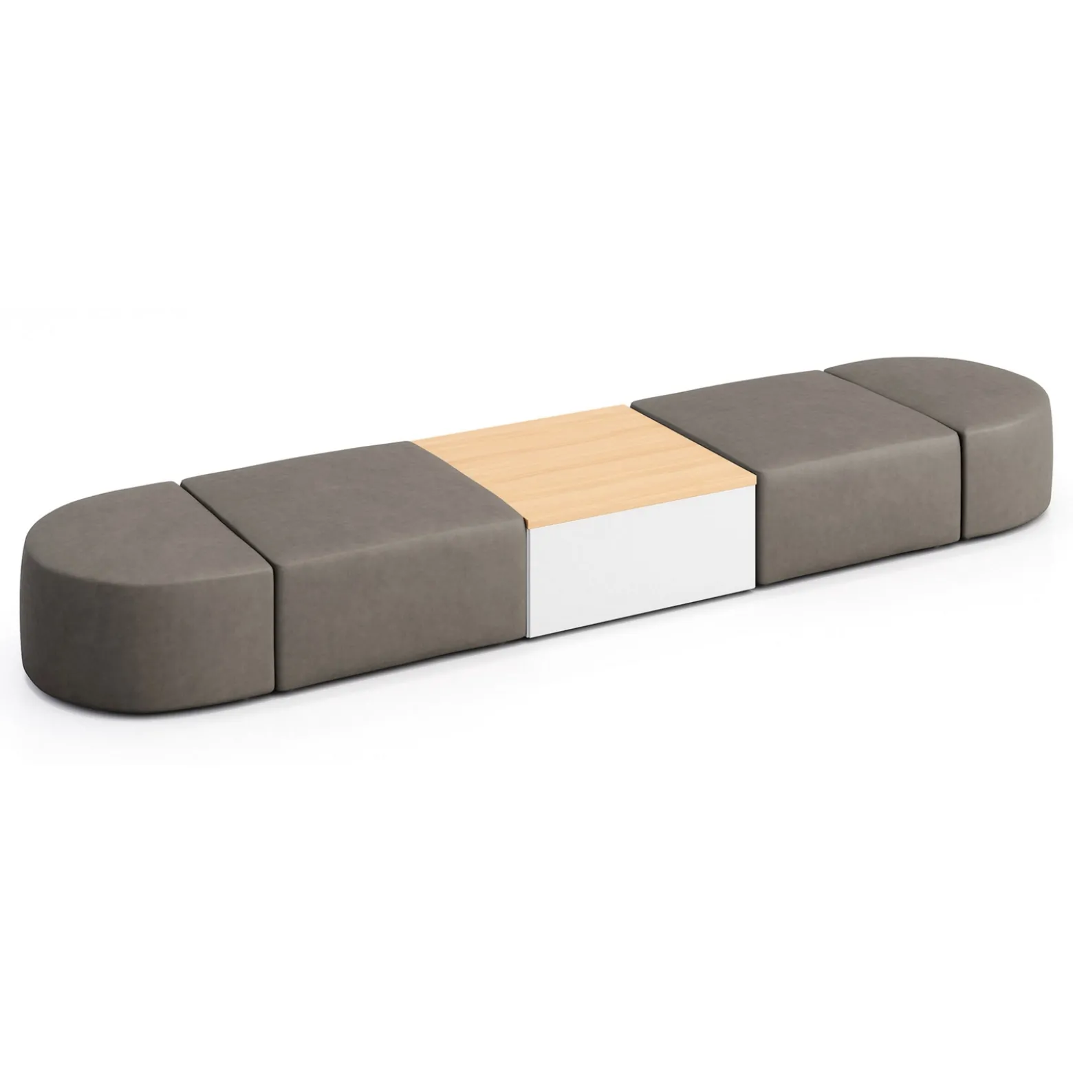Haven 4 Person Modular Sofa with Table