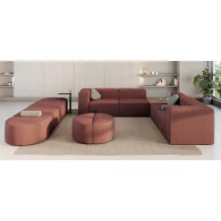 Haven 4 Person Modular Sofa with Table