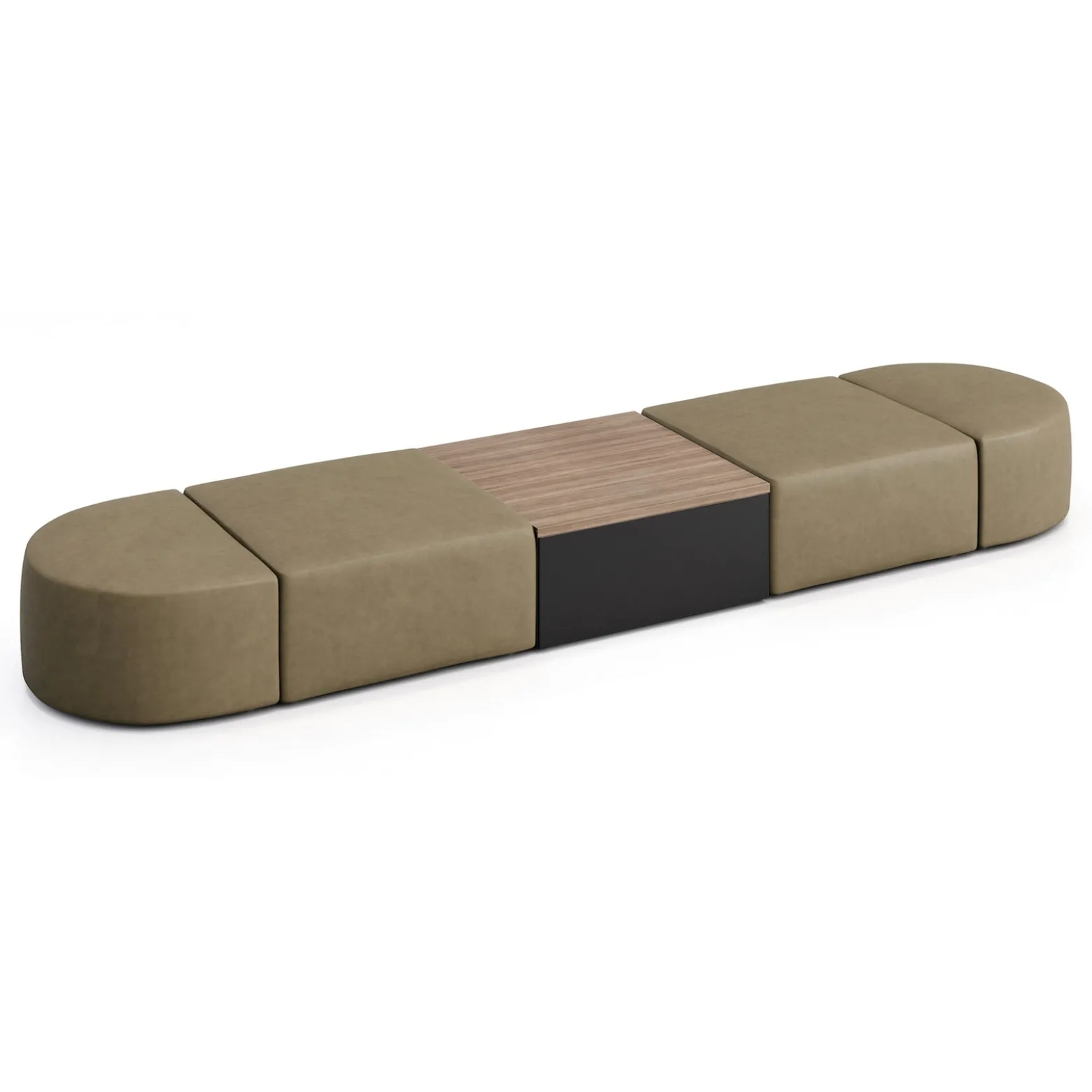 Haven 4 Person Modular Sofa with Table