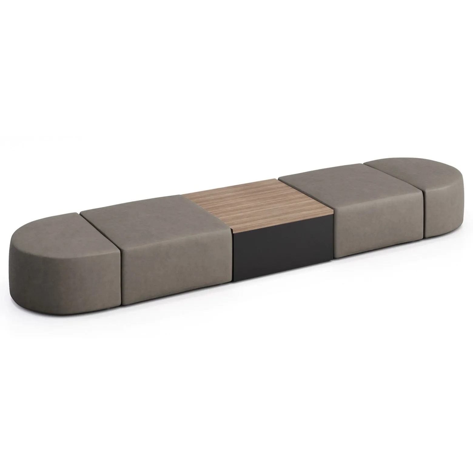 Haven 4 Person Modular Sofa with Table