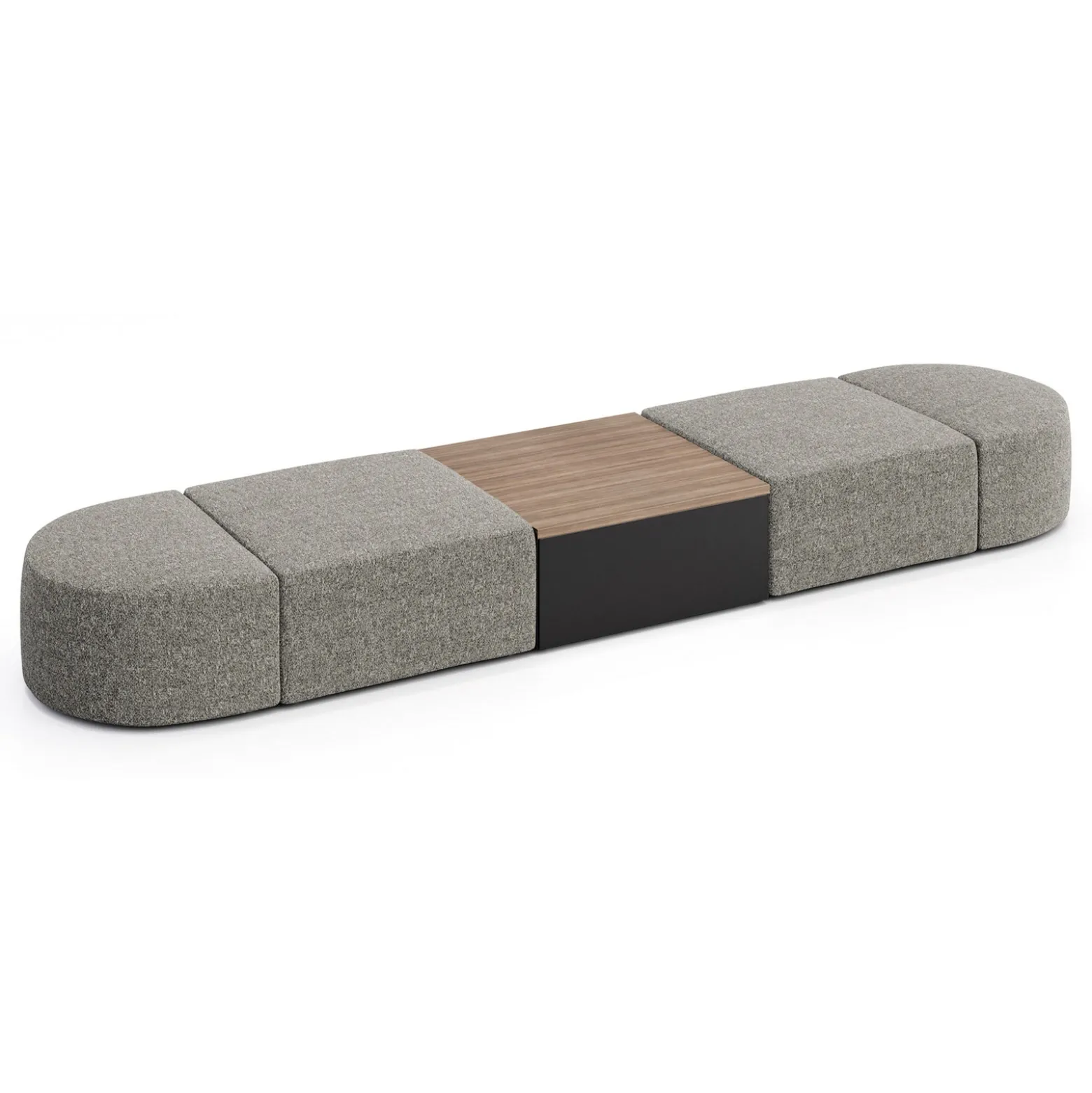 Haven 4 Person Modular Sofa with Table