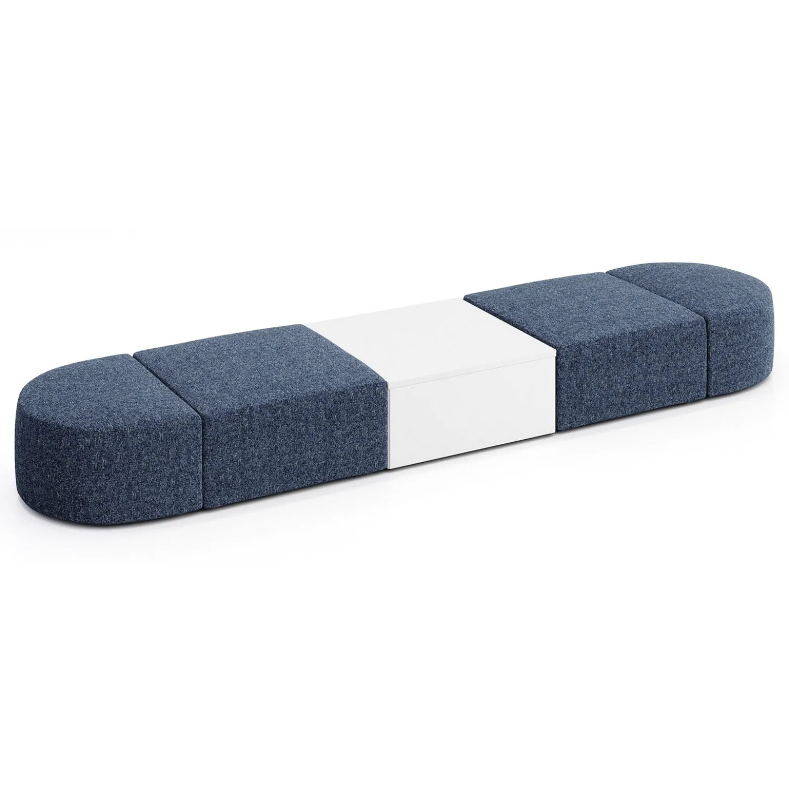 Haven 4 Person Modular Sofa with Table