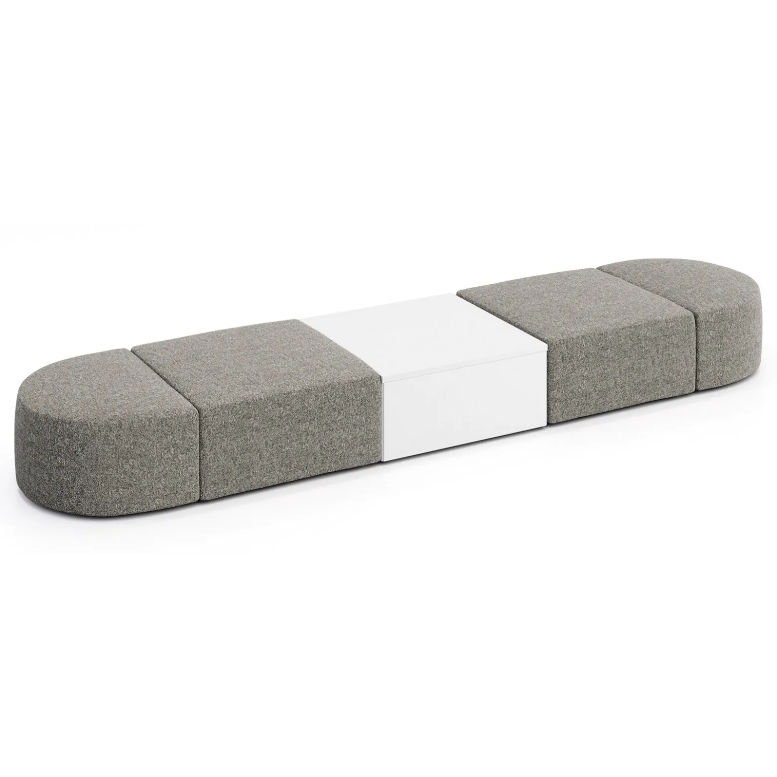 Haven 4 Person Modular Sofa with Table