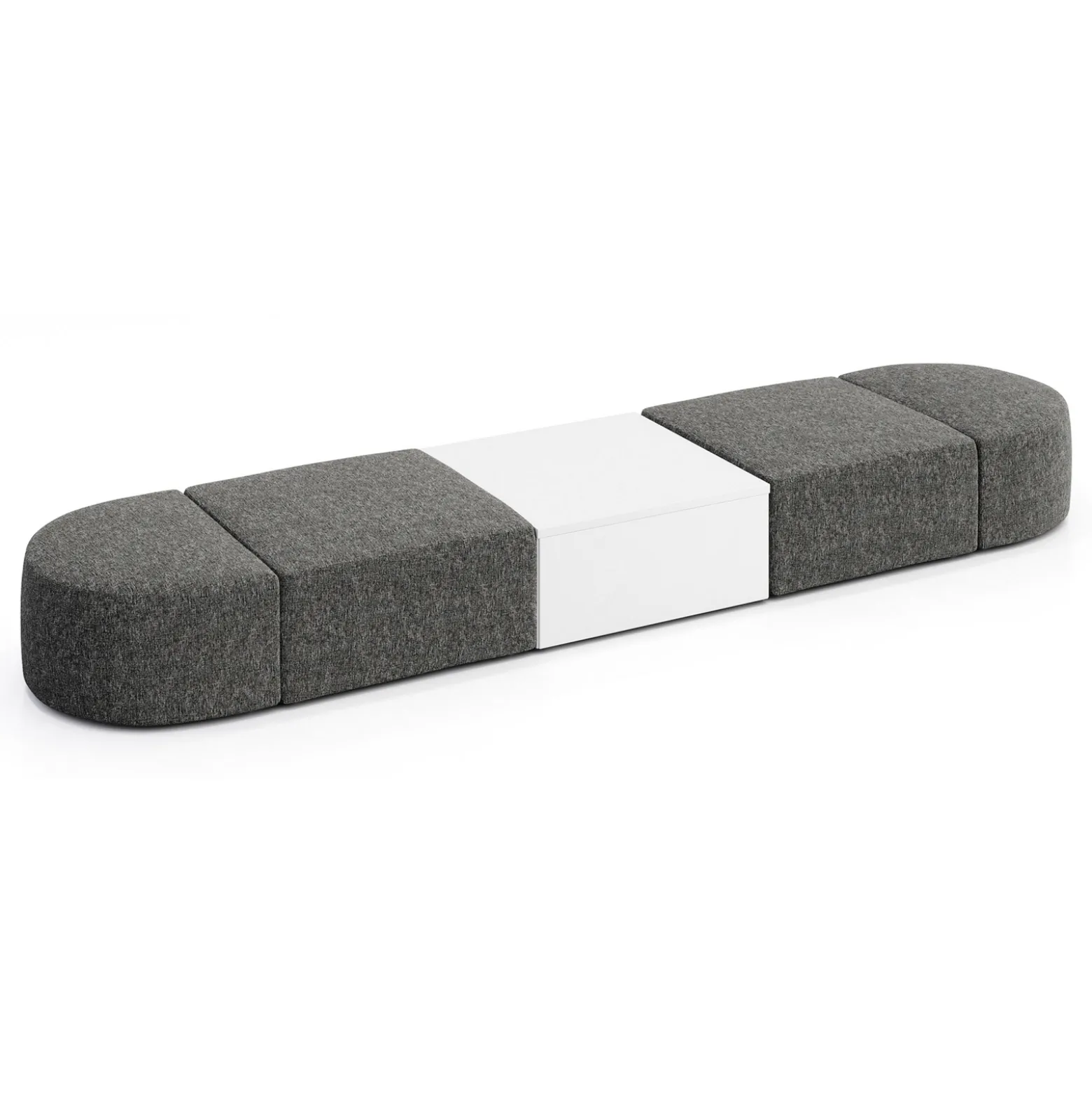 Haven 4 Person Modular Sofa with Table
