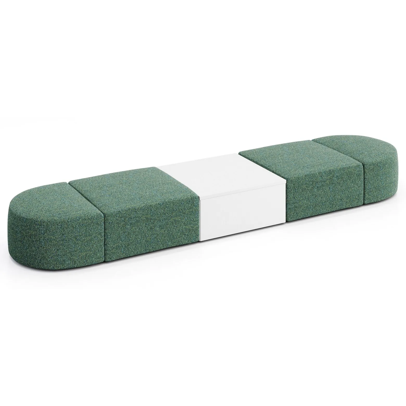 Haven 4 Person Modular Sofa with Table
