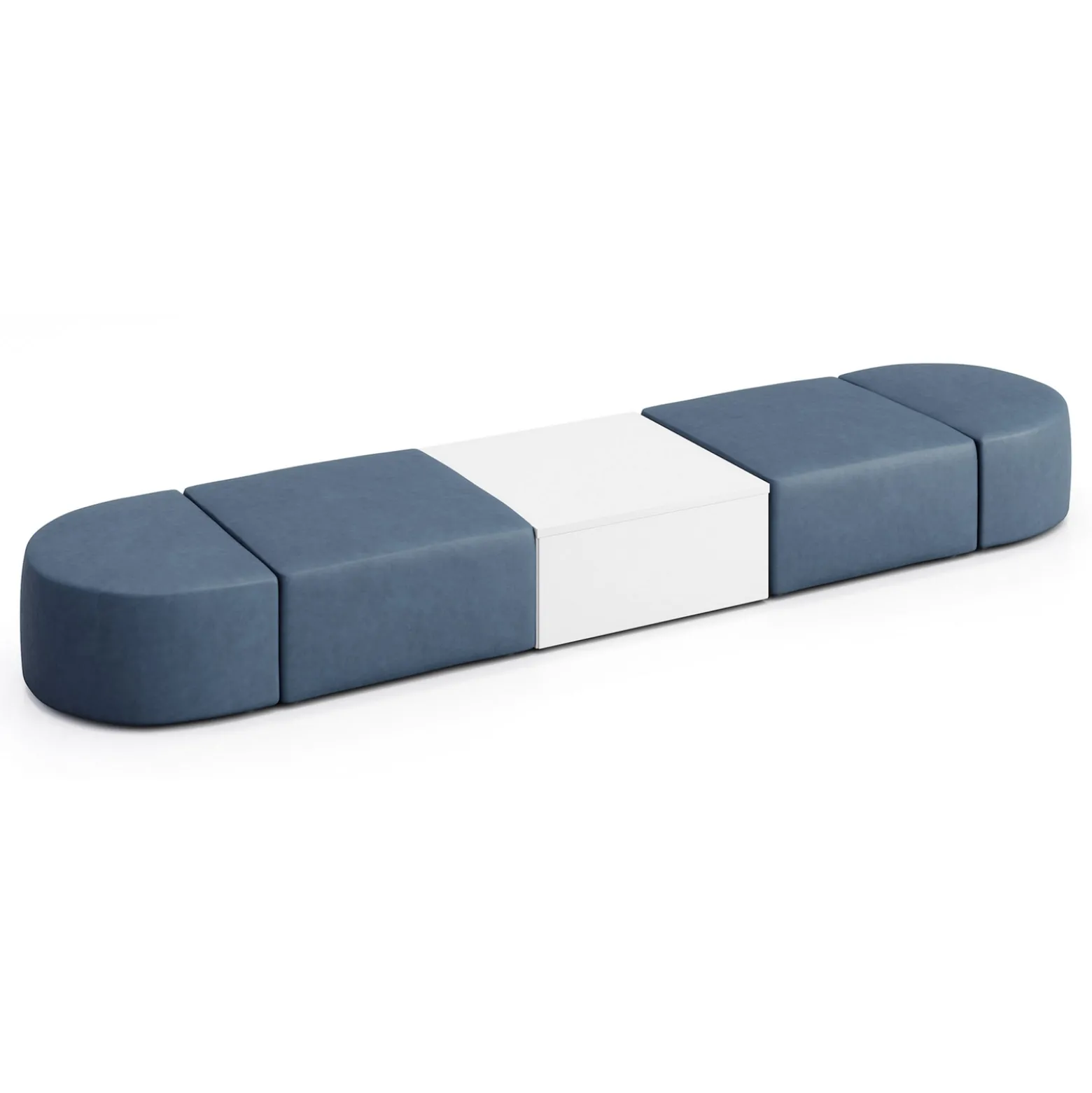 Haven 4 Person Modular Sofa with Table