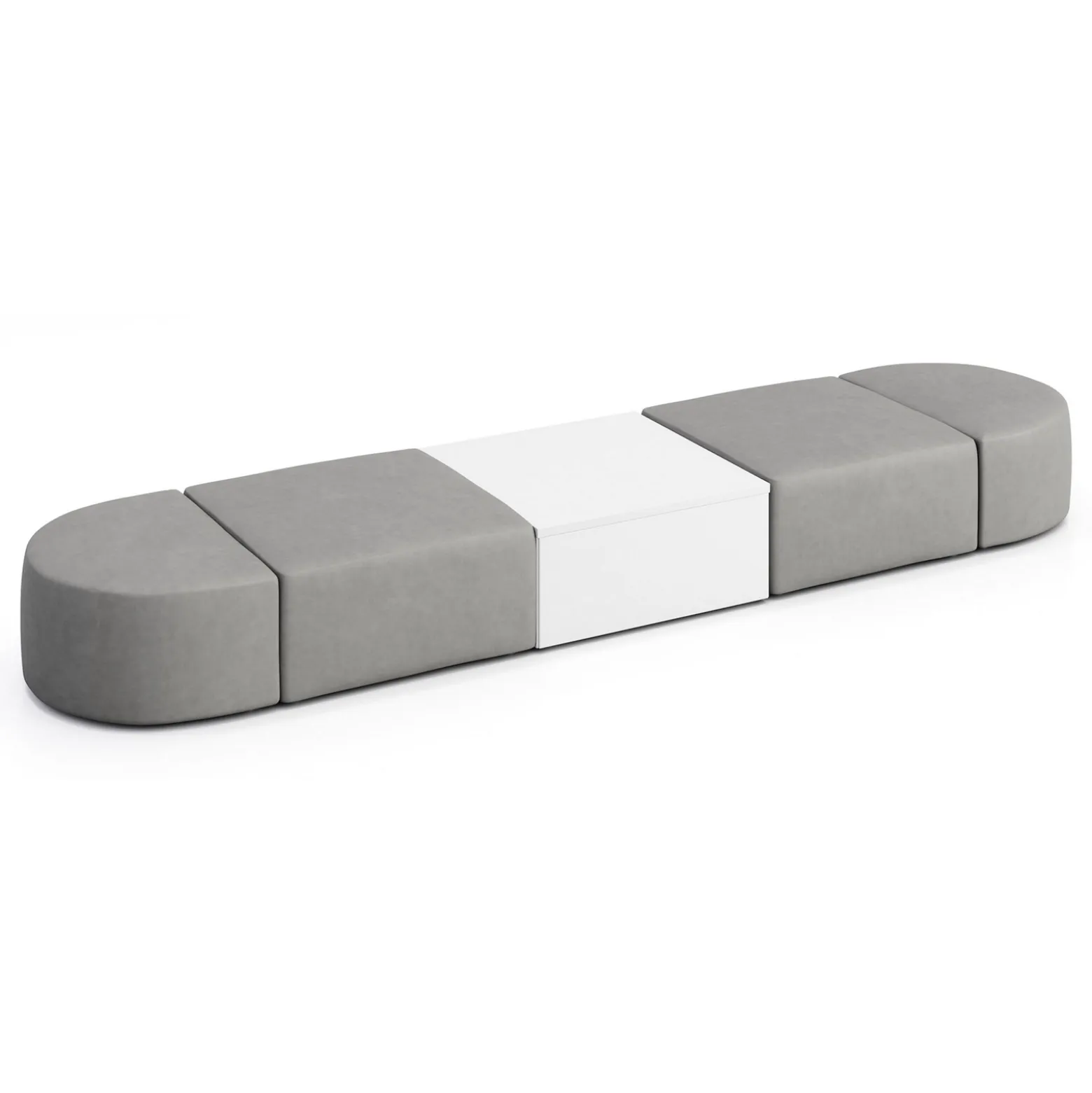 Haven 4 Person Modular Sofa with Table