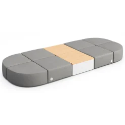 Haven 8 Person Modular Sofa with Table and Power