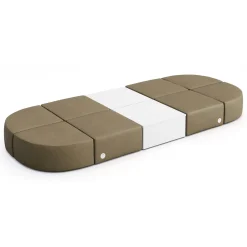 Haven 8 Person Modular Sofa with Table and Power