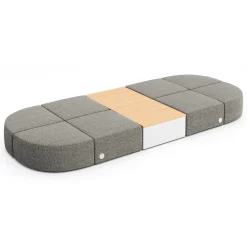 Haven 8 Person Modular Sofa with Table and Power