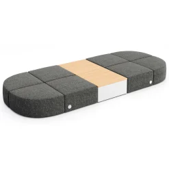 Haven 8 Person Modular Sofa with Table and Power