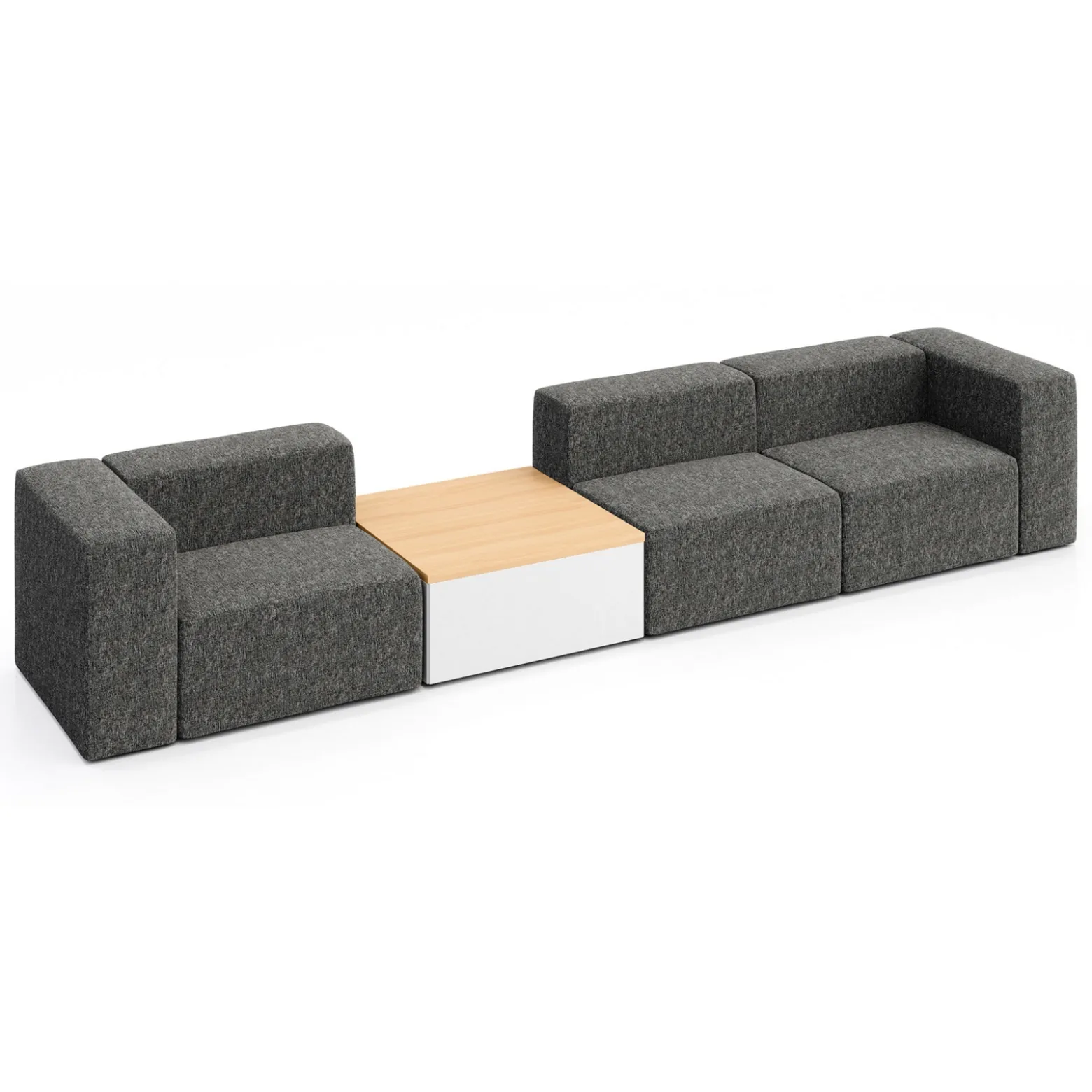 Haven 3 Person Modular Sofa with Table