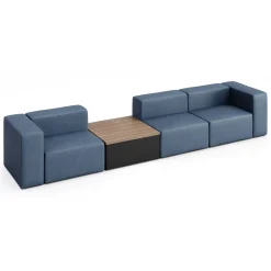 Haven 3 Person Modular Sofa with Table