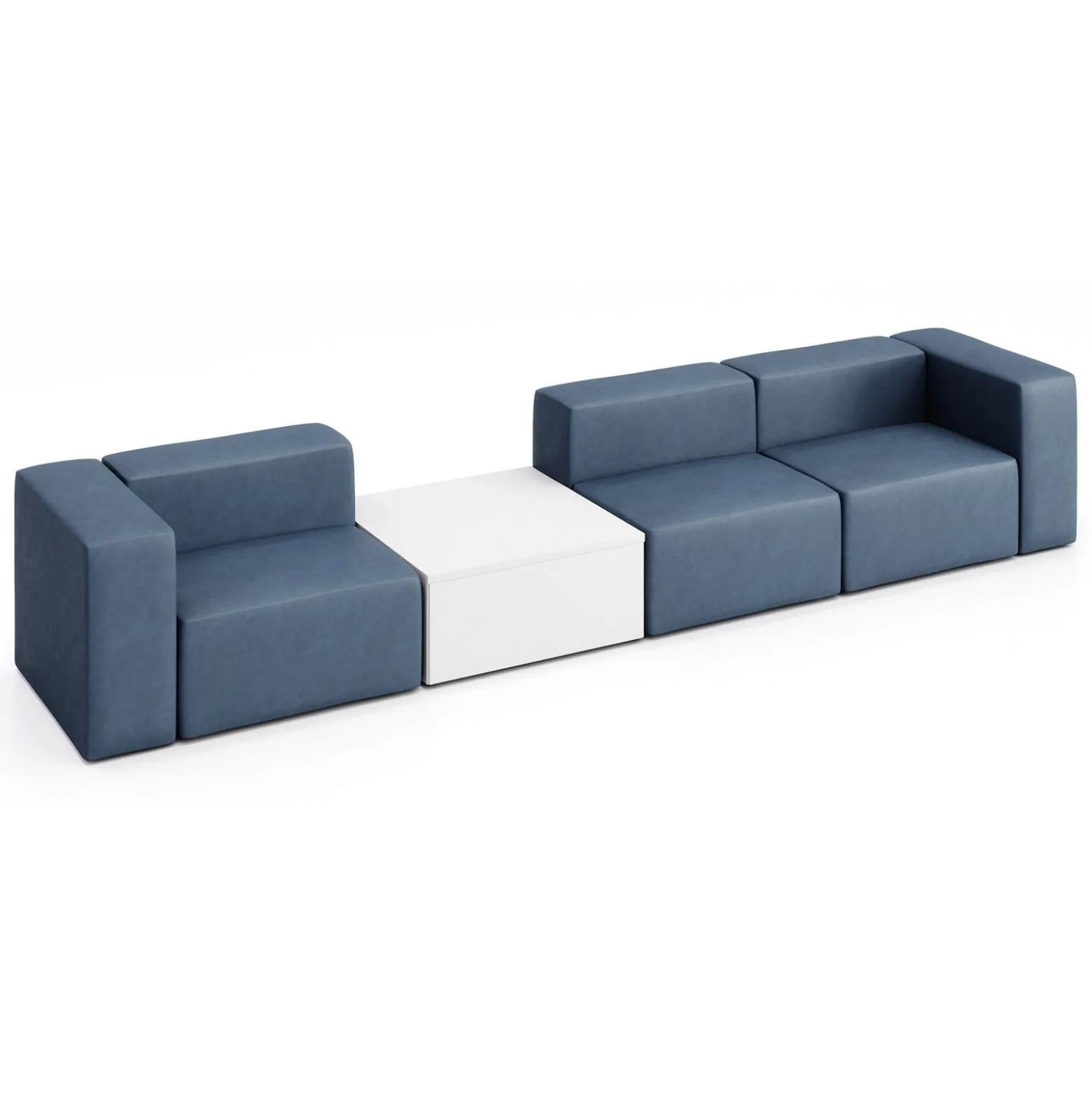 Haven 3 Person Modular Sofa with Table