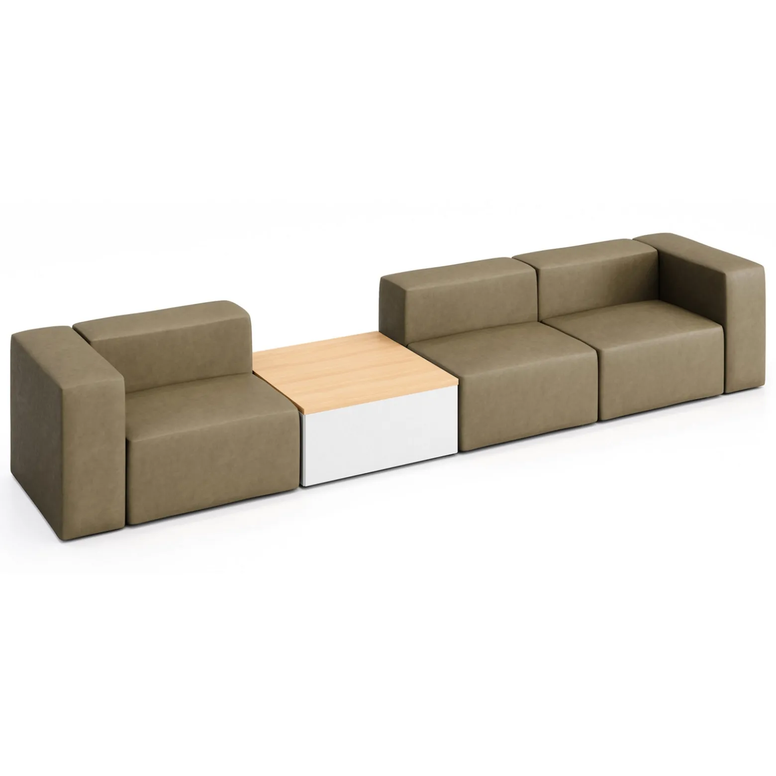 Haven 3 Person Modular Sofa with Table