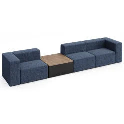 Haven 3 Person Modular Sofa with Table