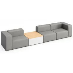 Haven 3 Person Modular Sofa with Table