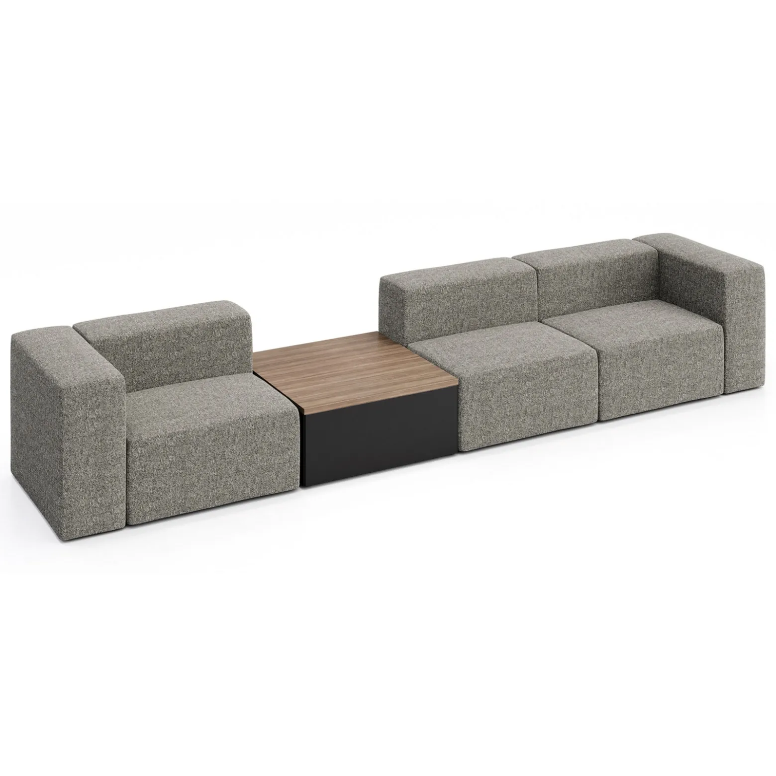 Haven 3 Person Modular Sofa with Table