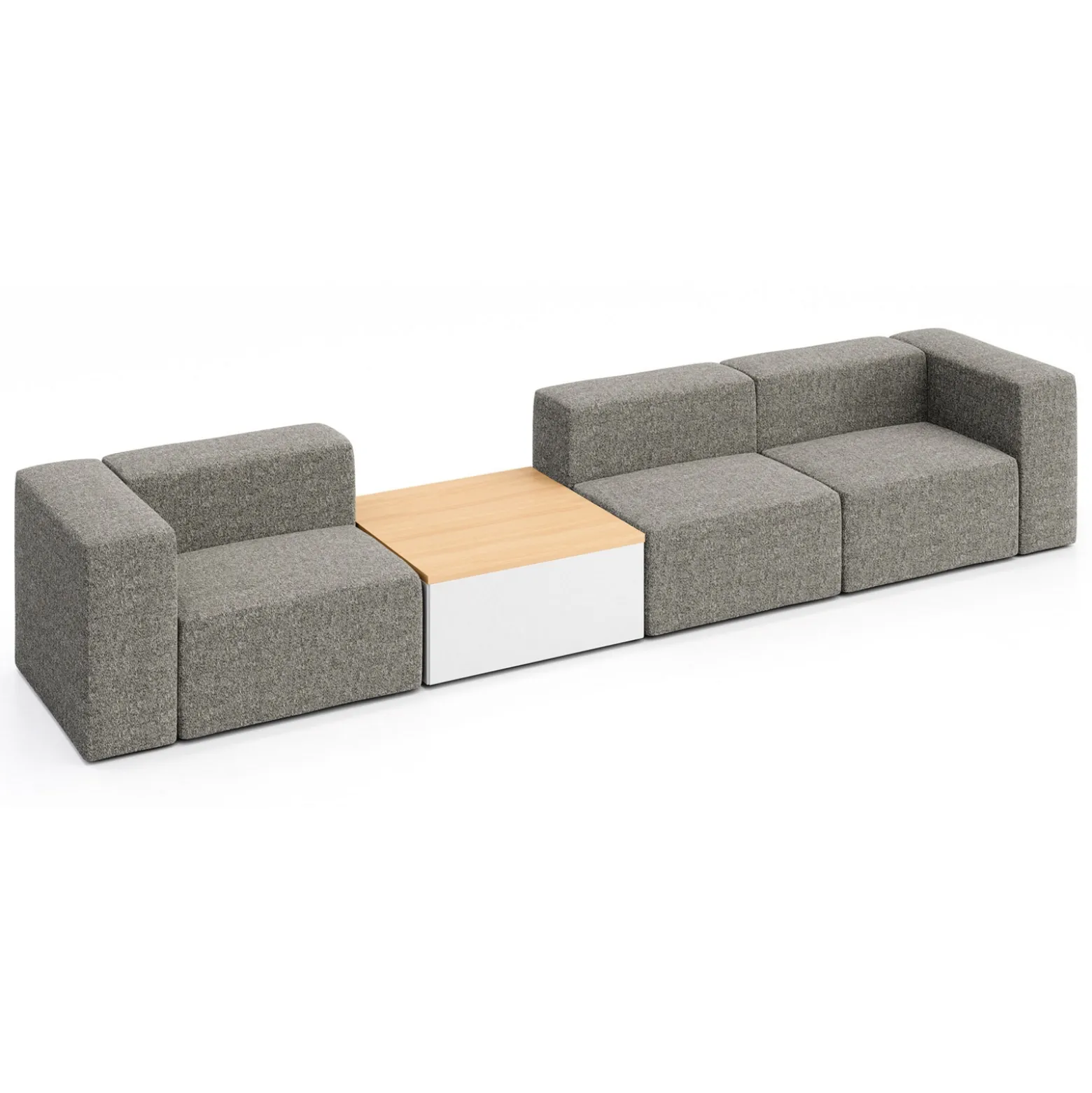 Haven 3 Person Modular Sofa with Table