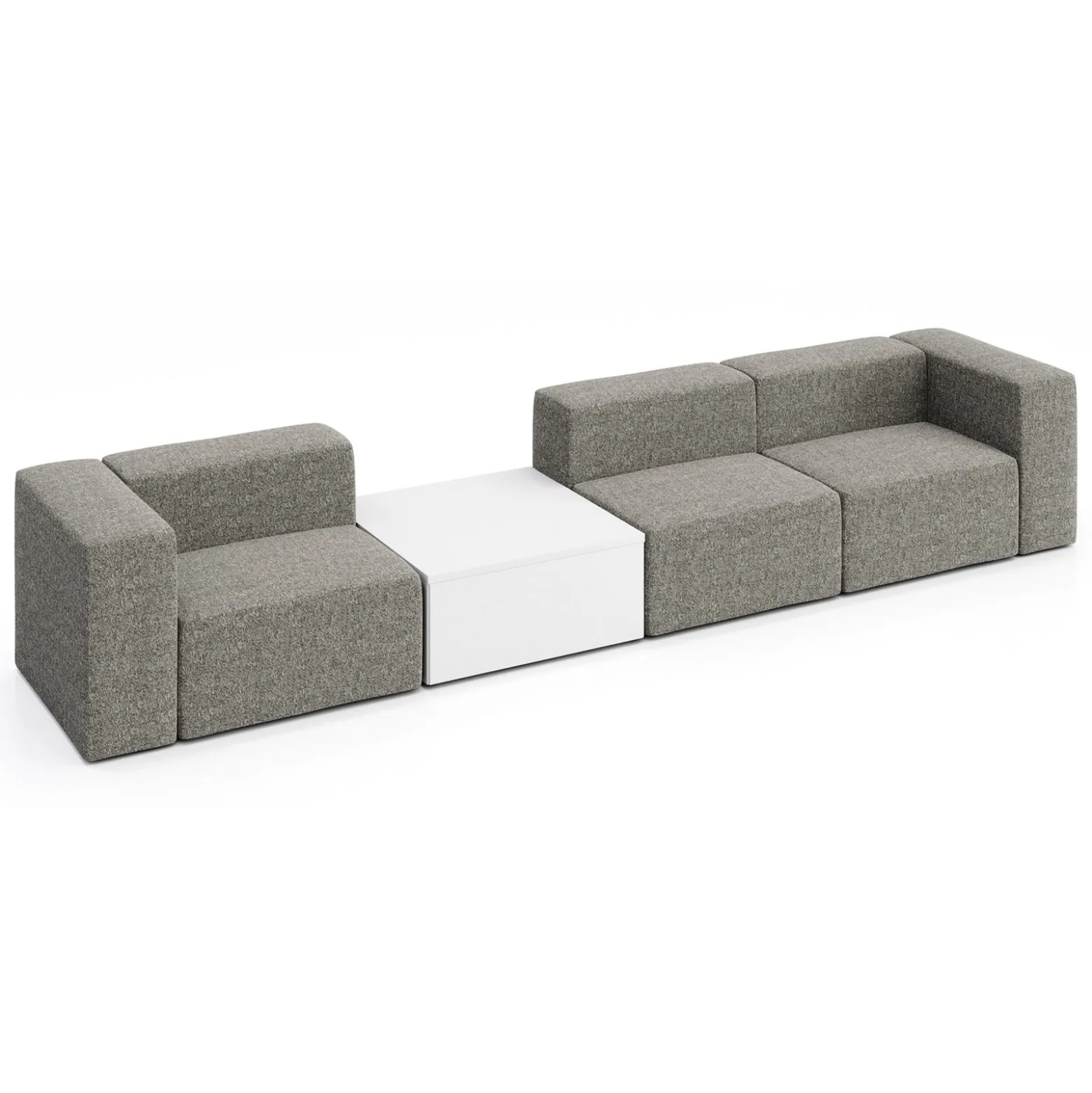 Haven 3 Person Modular Sofa with Table