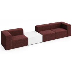 Haven 3 Person Modular Sofa with Table