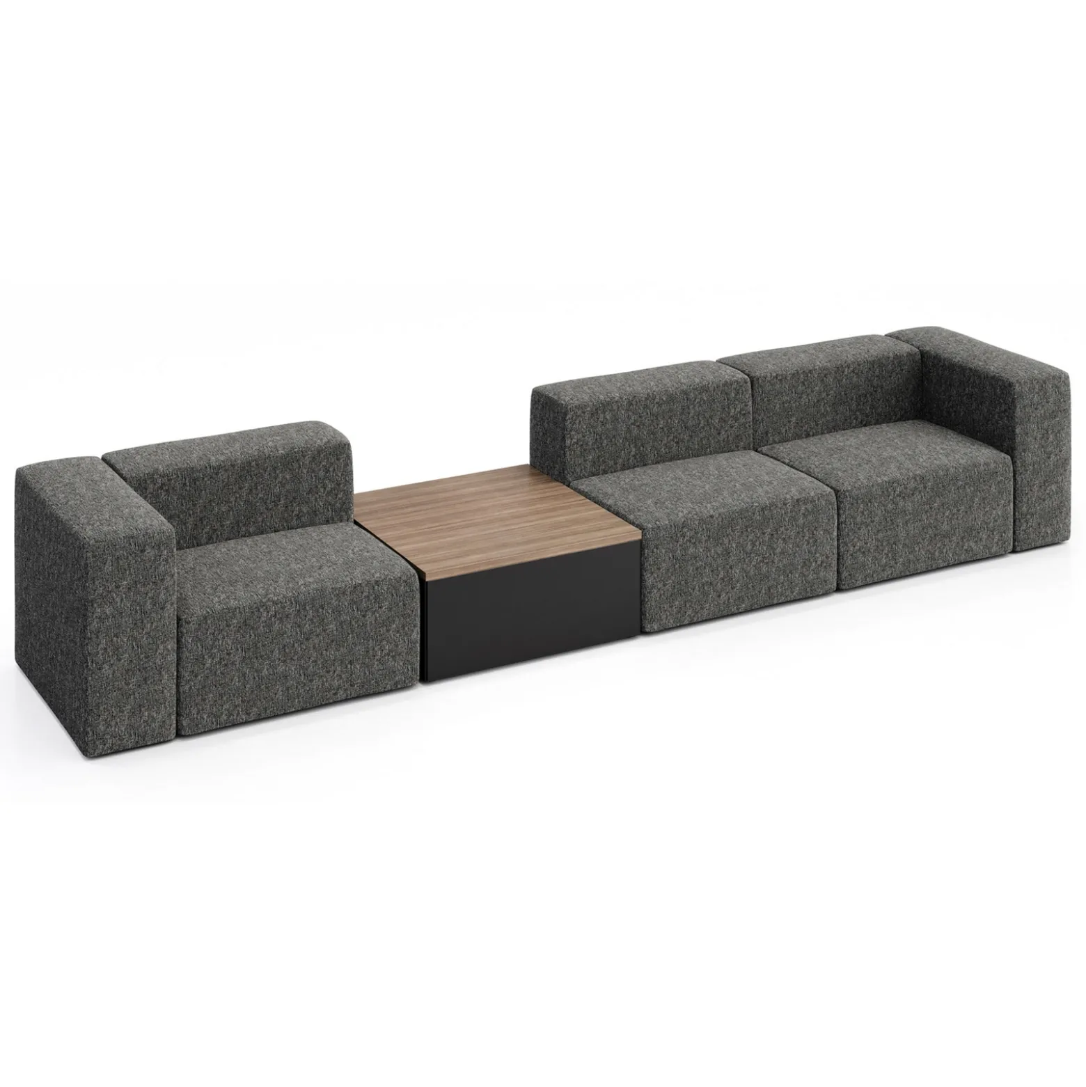 Haven 3 Person Modular Sofa with Table