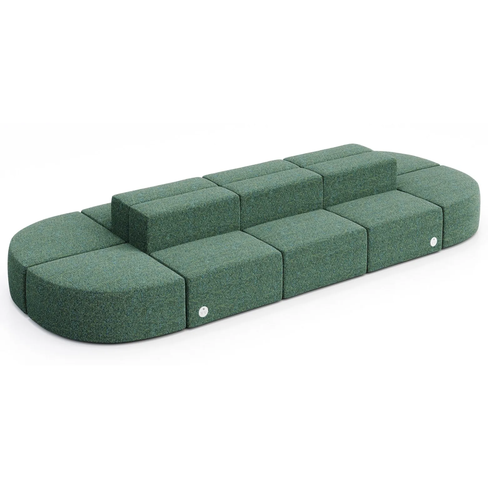 Haven 10 Person Modular Sofa with Power