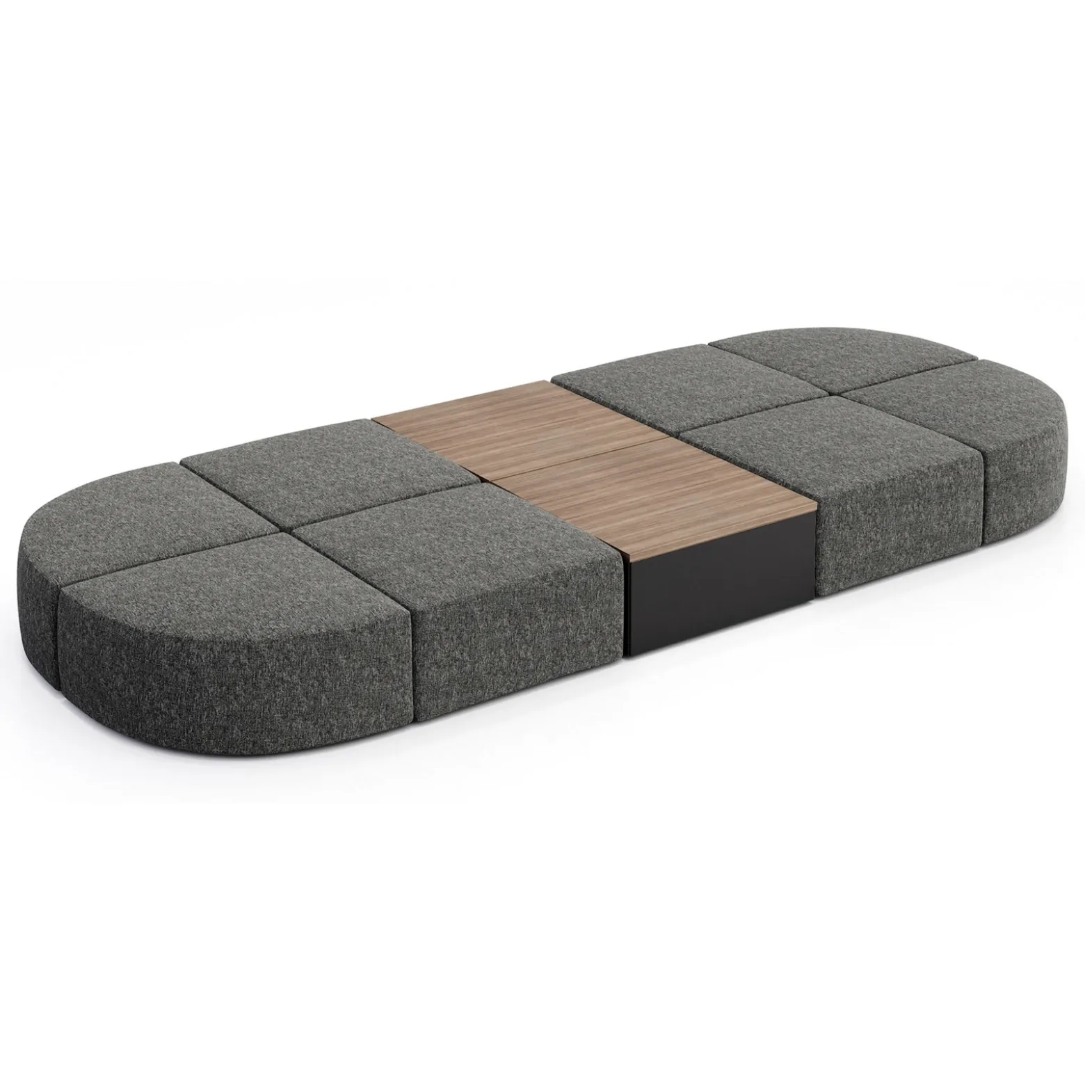 Haven 8 Person Modular Sofa with Table