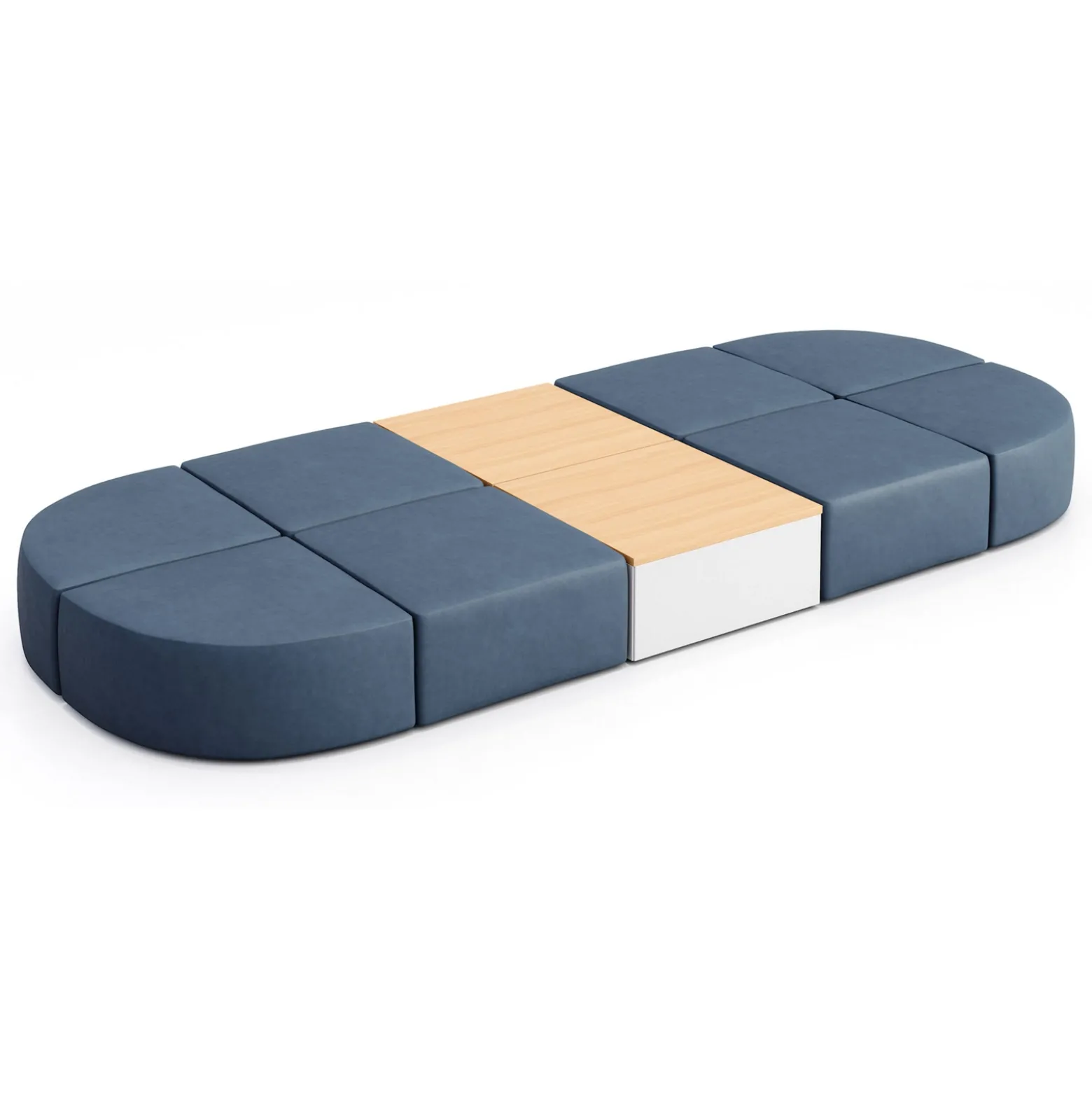 Haven 8 Person Modular Sofa with Table