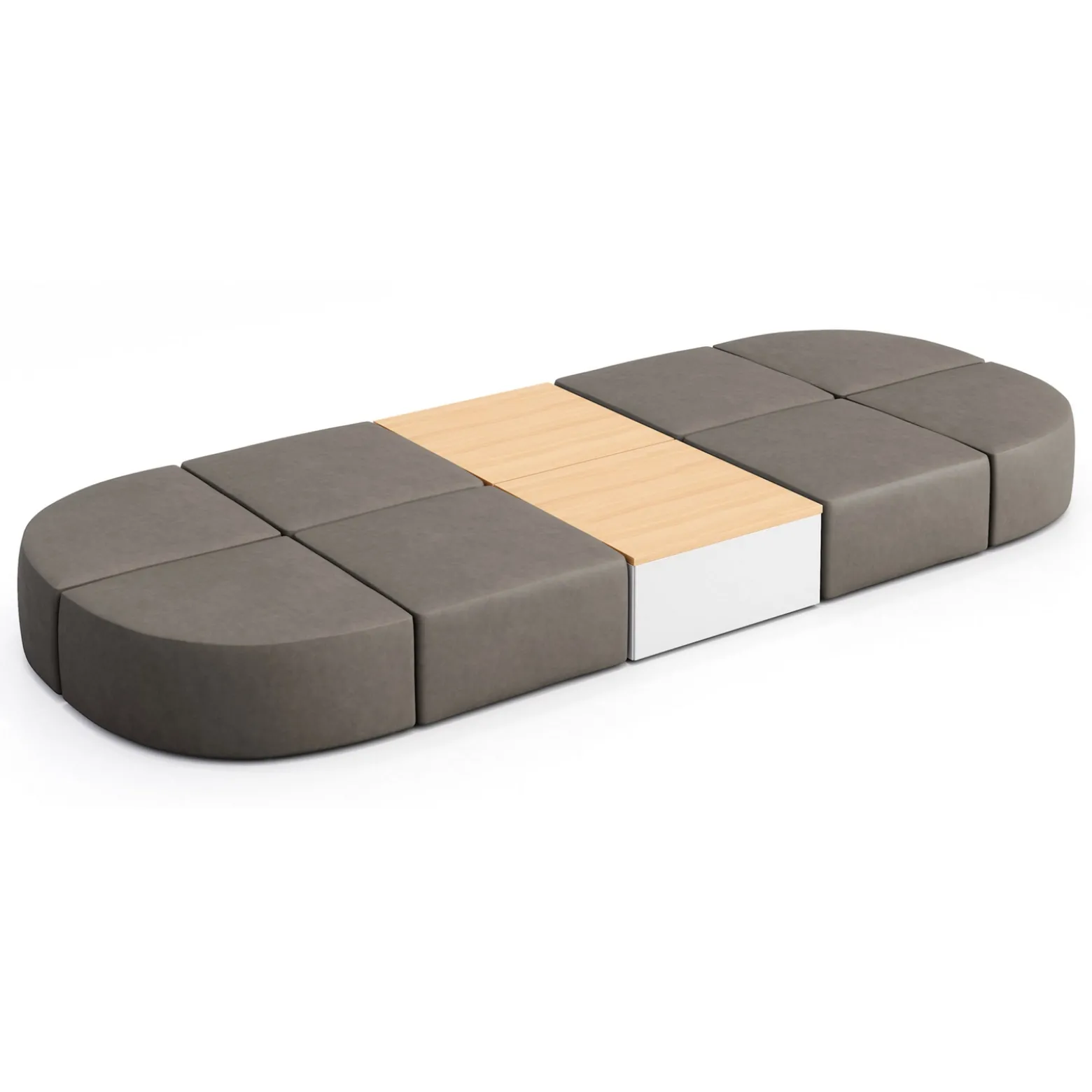 Haven 8 Person Modular Sofa with Table