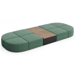 Haven 8 Person Modular Sofa with Table