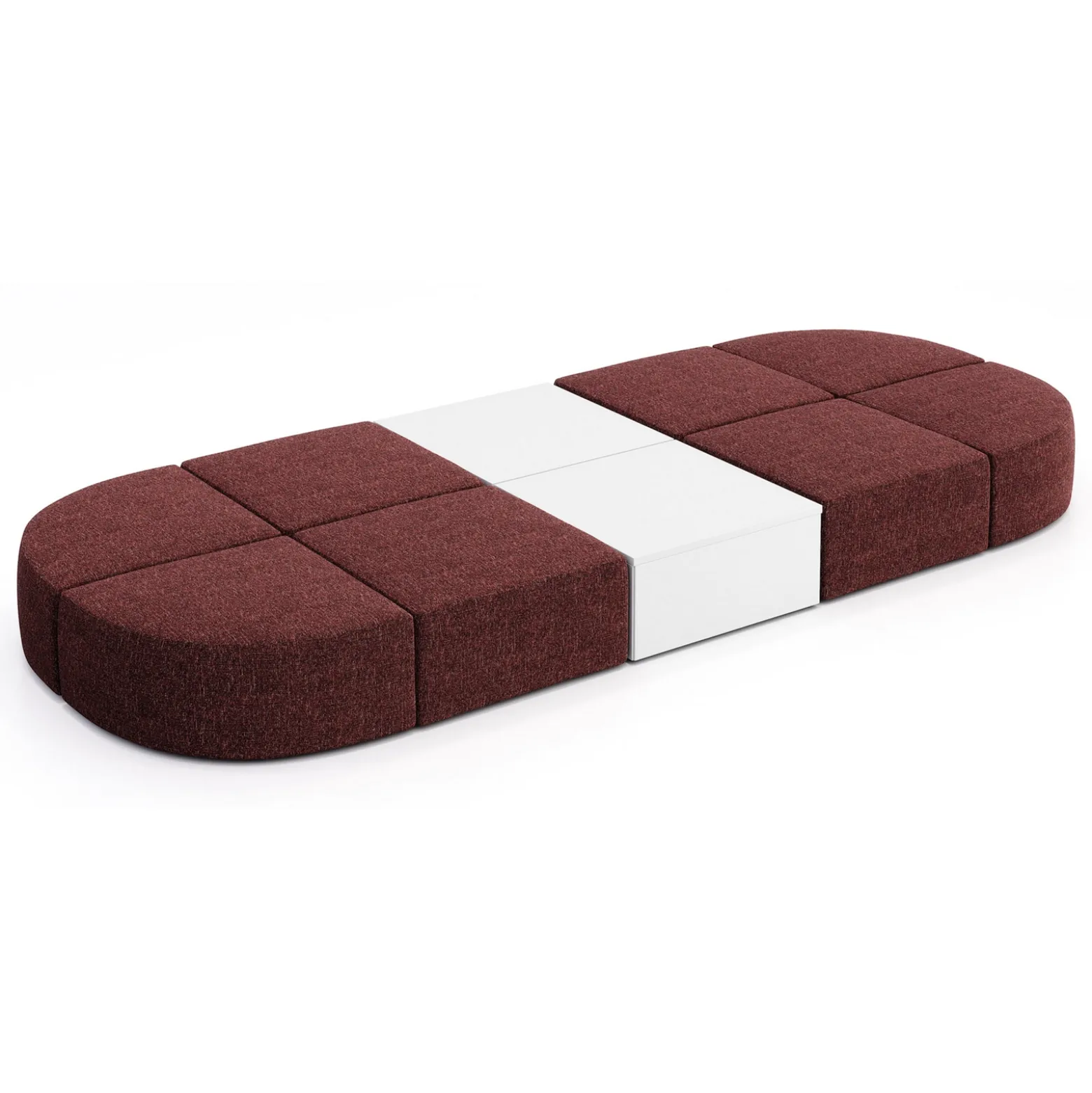 Haven 8 Person Modular Sofa with Table
