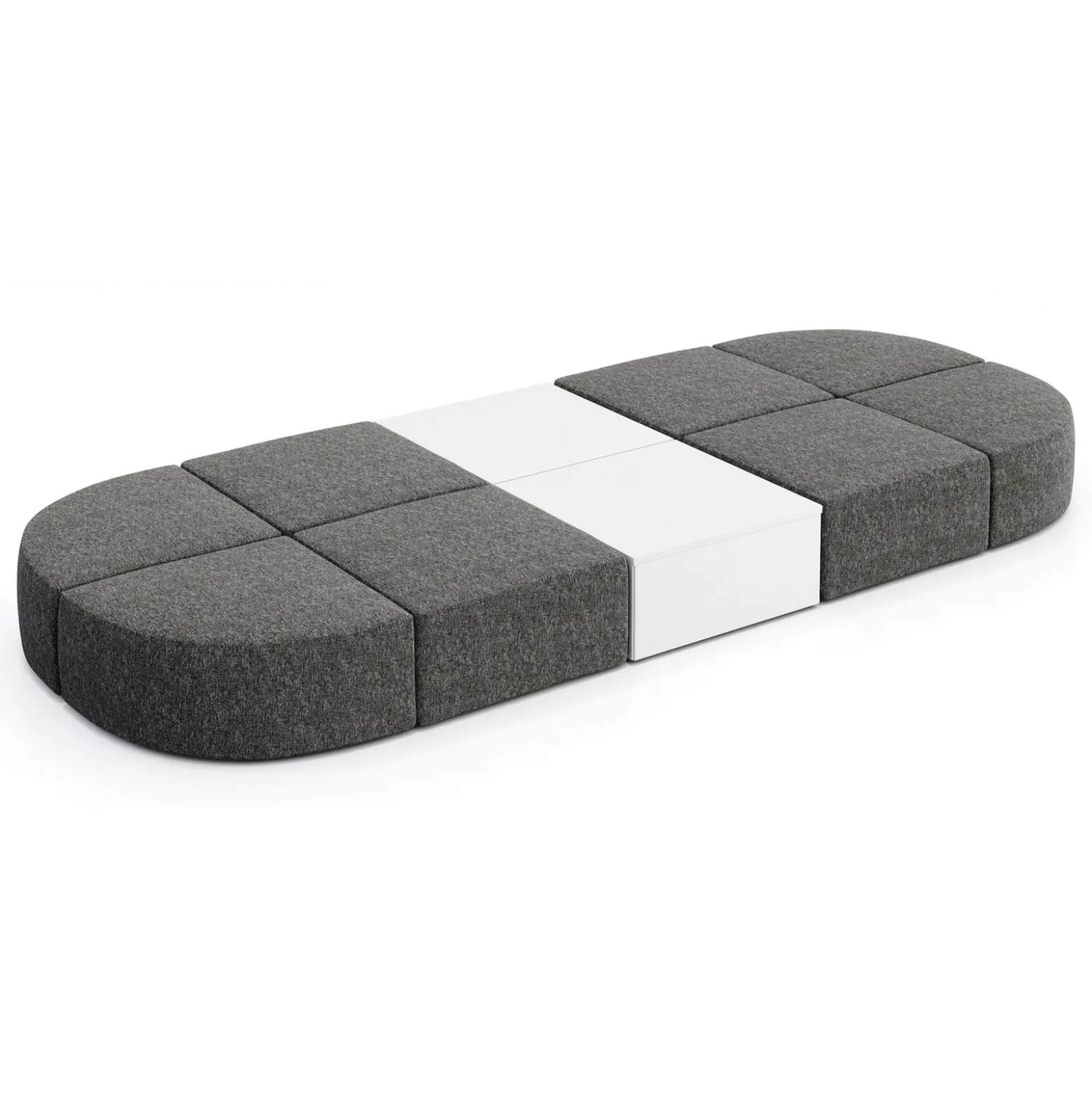 Haven 8 Person Modular Sofa with Table