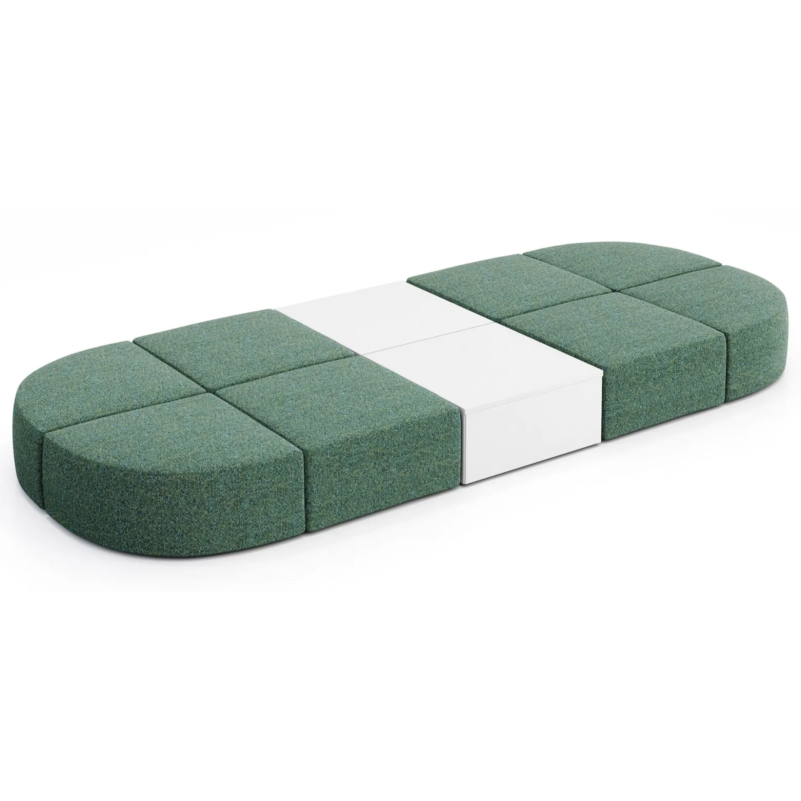 Haven 8 Person Modular Sofa with Table