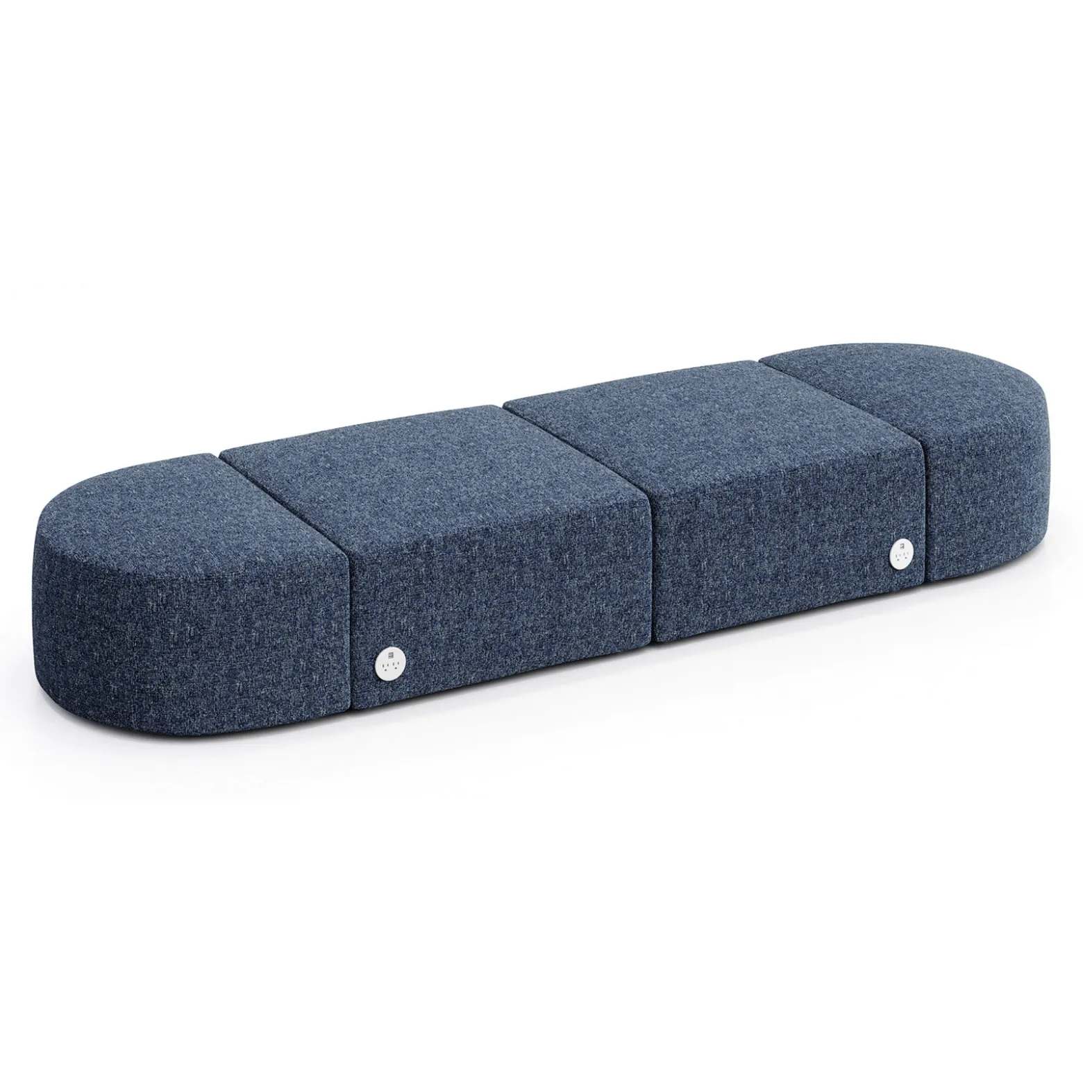 Haven 4 Person Modular Sofa with Power