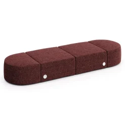 Haven 4 Person Modular Sofa with Power