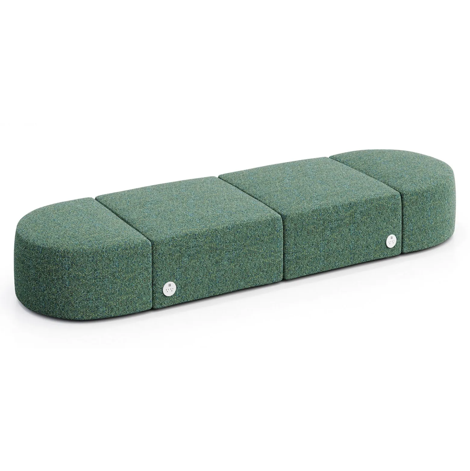 Haven 4 Person Modular Sofa with Power