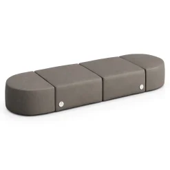 Haven 4 Person Modular Sofa with Power