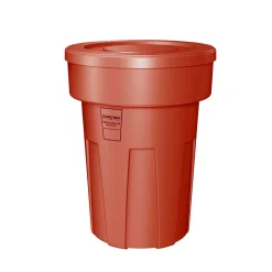 Heavy Duty All environment Waste Receptacle with floor guides- 50 Gallon