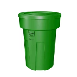 Heavy Duty All environment Waste Receptacle with floor guides- 50 Gallon