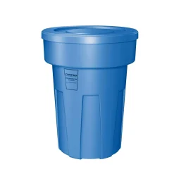 Heavy Duty All environment Waste Receptacle with floor guides- 50 Gallon
