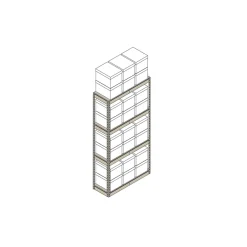 Heavy-Duty Shelving Unit - 42"W x 15"D x 84"H