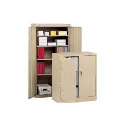 Heavy-Duty Steel Storage Cabinet - 78"H x 24"D